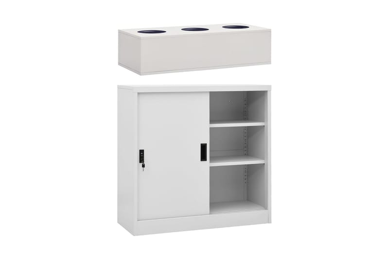 Sliding Door Cabinet with Planter Box - Dokumentskåp