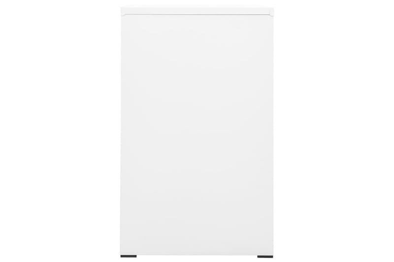 Dokumentskåp vit 46x62x102,5 cm stål - Vit - Dokumentskåp