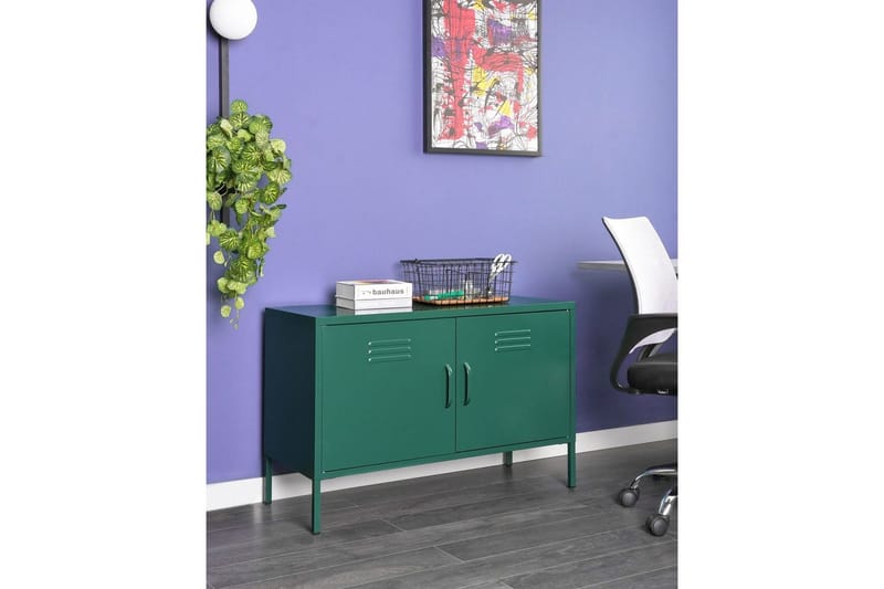 Kontorsskåp Uria Grön - Grön - Förvaring - Skåp - Förvaringsskåp - Kontorsskåp - Dokumentskåp