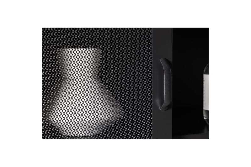 Skåp Misha - Svart, 40x80x102 - Förvaring - Skåp - Förvaringsskåp - Kontorsskåp - Dokumentskåp