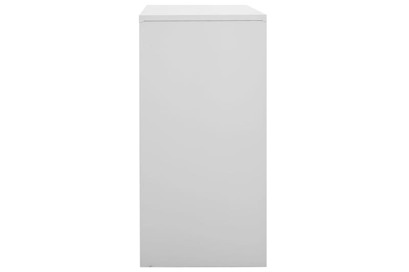 Förvaringsskåp ljusgrå 90x45x92,5 cm stål - Grå - Skåp - Klädskåp & omklädningsskåp