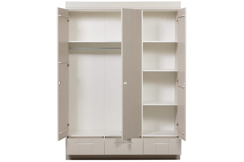 Skåp Connect 3-dörrar - Beige - Förvaring - Skåp - Garderobsskåp