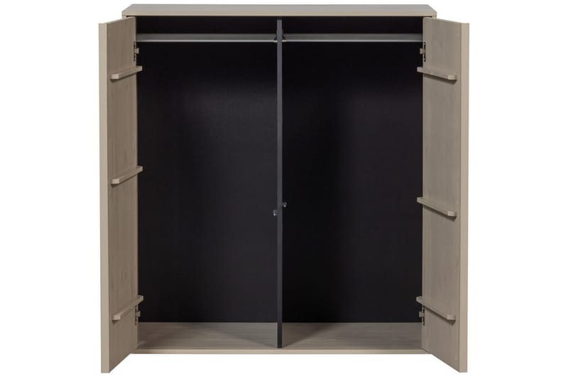 Garderob Dagligen 110x100 cm, Dubbeldörrar - 110x100 cm, Dubbeldörrar - Förvaring - Skåp - Garderobsskåp