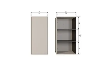 Garderob Dagligen 110x50 cm, Enkel dörr - 110x50 cm, Enkel dörr - Förvaring - Skåp - Garderobsskåp