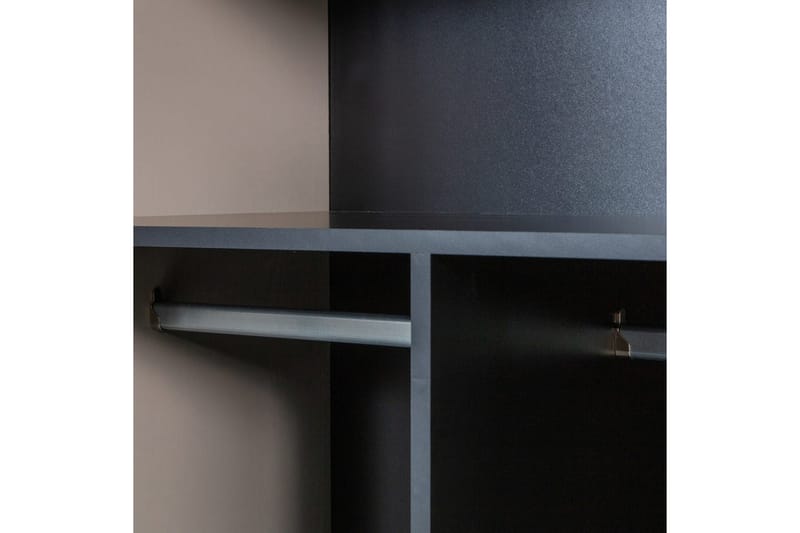 Garderob Dagligen 200x100 cm, Dubbeldörrar - 200x100 cm, Dubbeldörrar - Förvaring - Skåp - Garderobsskåp