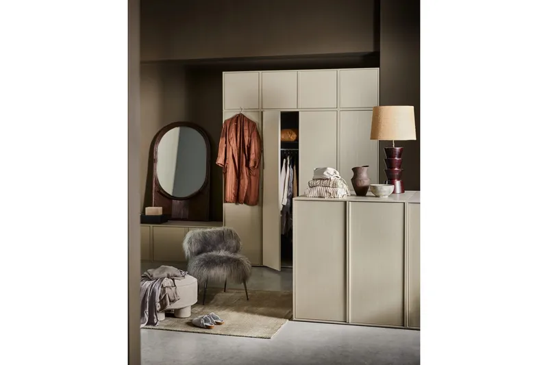 Garderob Dagligen 50x100 cm, Dubbeldörrar - 50x100 cm, Dubbeldörrar - Förvaring - Skåp - Garderobsskåp