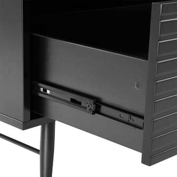 Garderob Morvi 100x56x175 cm - Svart - Förvaring - Skåp - Garderobsskåp