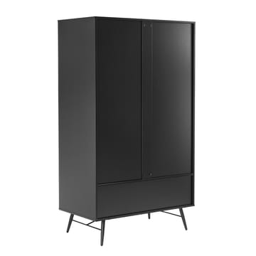 Garderob Morvi 100x56x175 cm - Svart - Förvaring - Skåp - Garderobsskåp