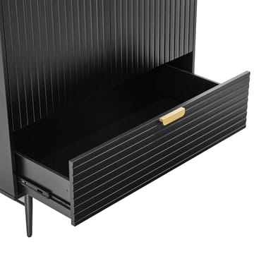 Garderob Morvi 100x56x175 cm - Svart - Förvaring - Skåp - Garderobsskåp