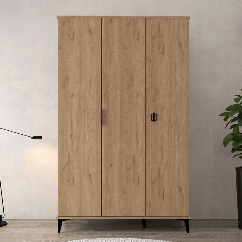 Addeva Garderob 123x200x52 cm, Sapphire Oak