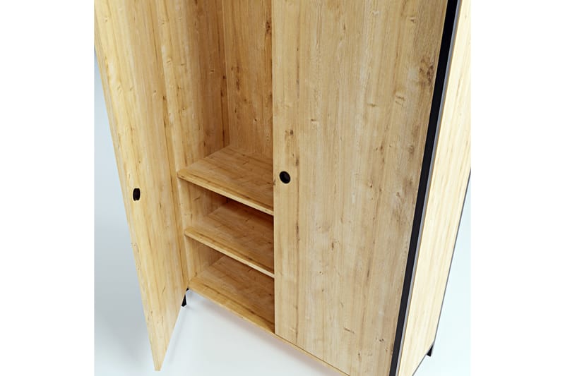 ALIXAN Garderob 100x40 cm Natur - Förvaring - Skåp - Garderobsskåp