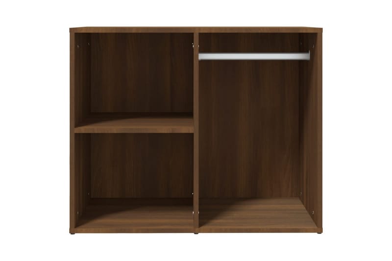 beBasic Klädskåp brun ek 80x40x65 cm konstruerat trä - Förvaring - Skåp - Garderobsskåp