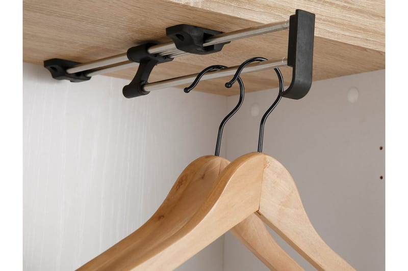 Dareia Garderob 60 cm - Brun - Förvaring - Skåp - Garderobsskåp