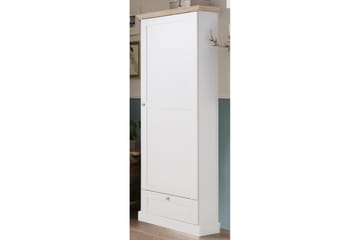 Dareia Garderob 60 cm - Vit/Brun - Förvaring - Skåp - Garderobsskåp
