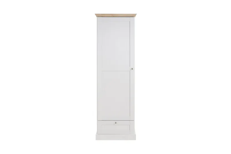 Dareia Garderob 60 cm - Vit/Brun - Förvaring - Skåp - Garderobsskåp