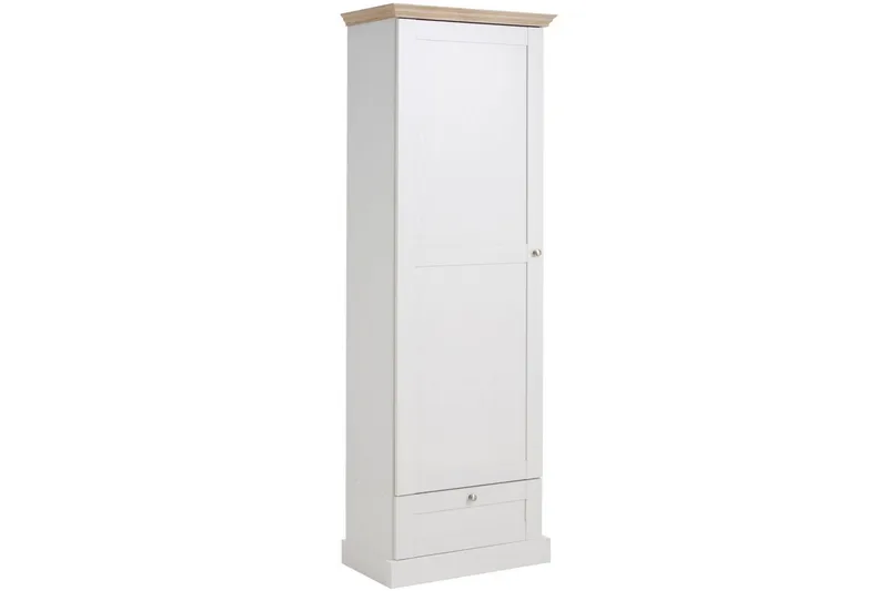 Dareia Garderob 60 cm, Vit/Brun