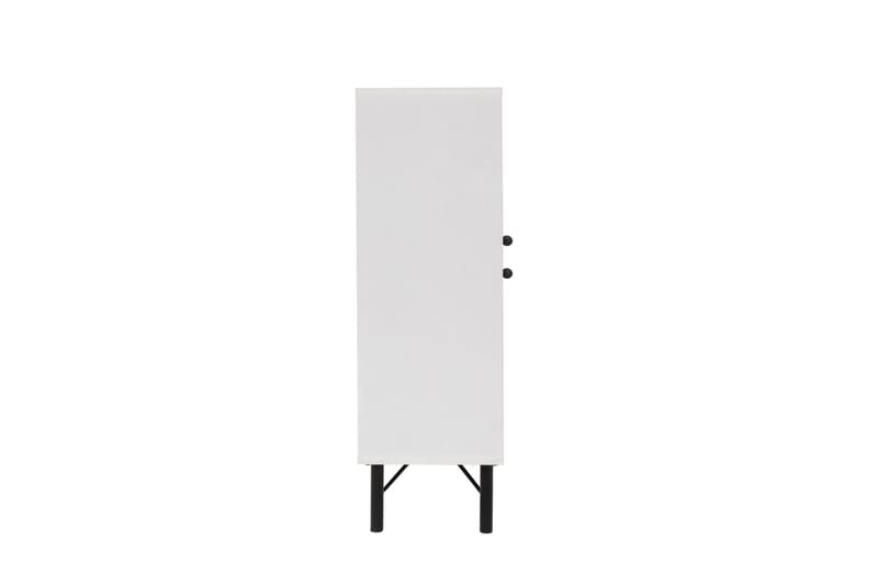 Dot Garderobdsskåp 95x111 cm Brun/Vit - Hanah Home - Förvaring - Skåp - Garderobsskåp