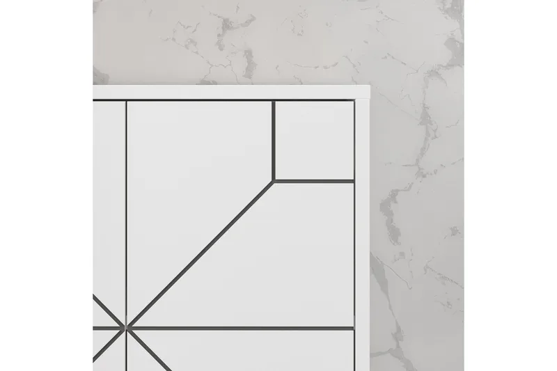 Dune Garderobdsskåp 62,6x136 cm Vit - Hanah Home - Förvaring - Skåp - Garderobsskåp