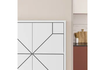 Dune Garderobdsskåp 62,6x136 cm Vit - Hanah Home - Förvaring - Skåp - Garderobsskåp