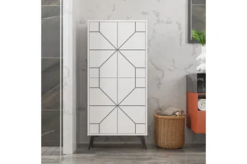 Dune Garderobdsskåp 62,6x136 cm Vit - Hanah Home - Förvaring - Skåp - Garderobsskåp