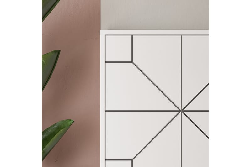 Dune Garderobdsskåp 62,6x136 cm Vit - Hanah Home - Förvaring - Skåp - Garderobsskåp