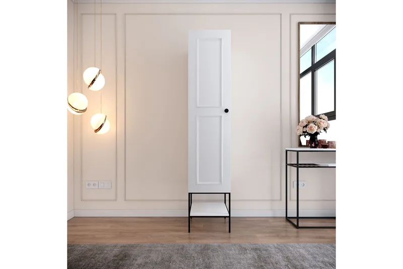 Elesham Garderob 50x42, Vit