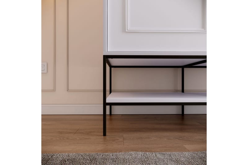 Elesham Garderob 57x120 - Vit - Förvaring - Skåp - Garderobsskåp