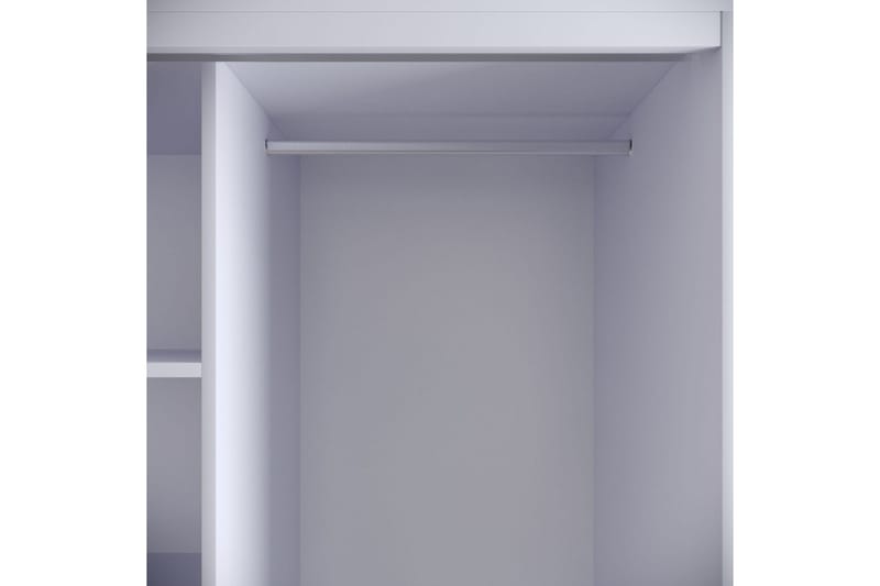 Elesham Garderob 57x120 - Vit - Förvaring - Skåp - Garderobsskåp