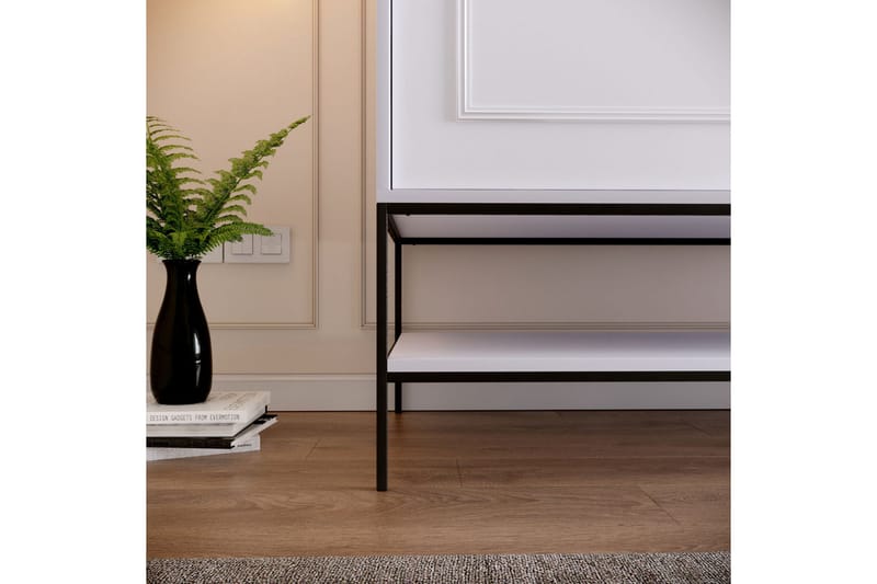 Elesham Garderob 57x190 - Vit - Förvaring - Skåp - Garderobsskåp