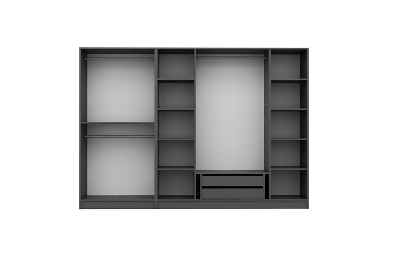 Fruitland Garderob 270 cm - Antracit - Förvaring - Skåp - Garderobsskåp