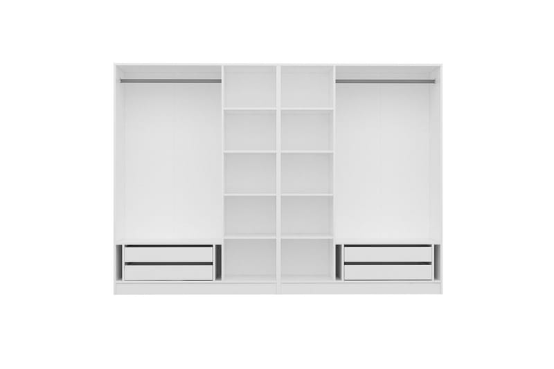 Fruitland Garderob 270 cm - Vit - Förvaring - Skåp - Garderobsskåp