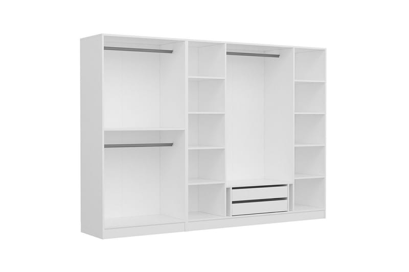 Fruitland Garderob 270 cm - Vit - Förvaring - Skåp - Garderobsskåp