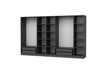 Fruitland Garderob 315 cm - Antracit - Förvaring - Skåp - Garderobsskåp