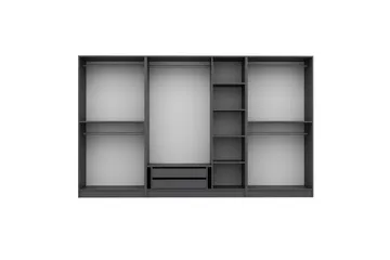 Fruitland Garderob 315 cm - Antracit - Förvaring - Skåp - Garderobsskåp