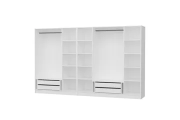Fruitland Garderob 315 cm - Vit - Förvaring - Skåp - Garderobsskåp