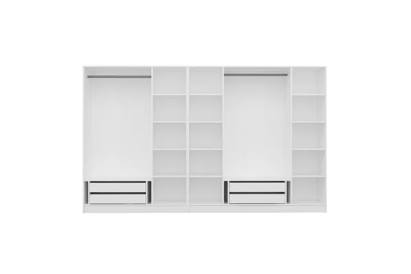 Fruitland Garderob 315 cm - Vit - Förvaring - Skåp - Garderobsskåp