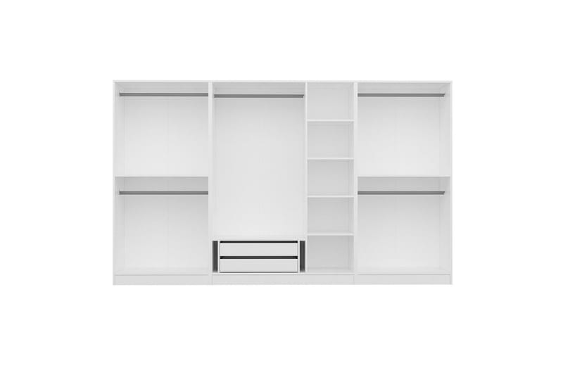 Fruitland Garderob 315 cm - Vit - Förvaring - Skåp - Garderobsskåp