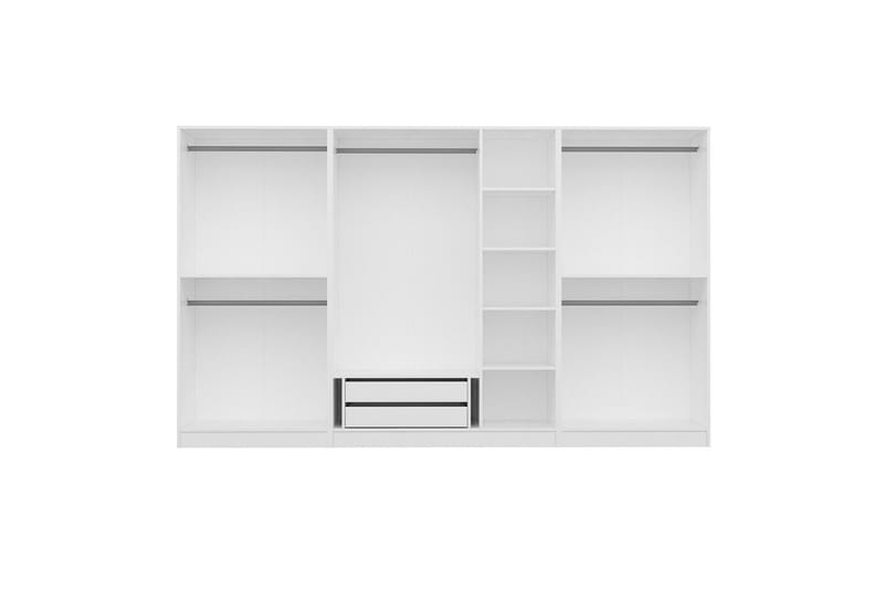 Fruitland Garderob 315 cm - Vit - Förvaring - Skåp - Garderobsskåp