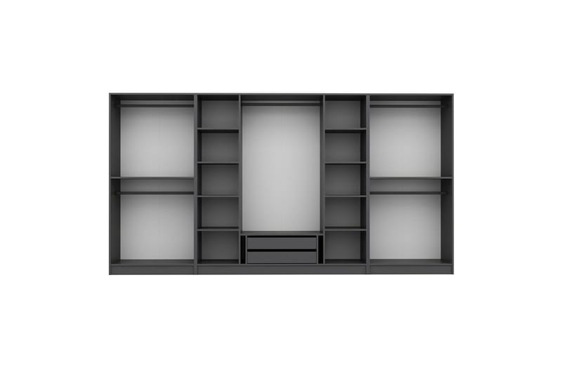 Fruitland Garderob 360 cm - Antracit - Förvaring - Skåp - Garderobsskåp