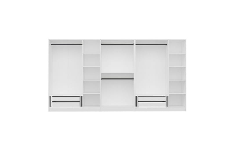 Fruitland Garderob 360 cm - Vit - Förvaring - Skåp - Garderobsskåp