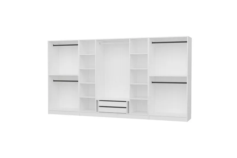 Fruitland Garderob 360 cm - Vit - Förvaring - Skåp - Garderobsskåp