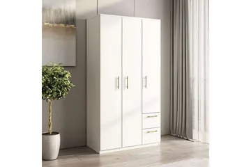 Hearst Garderob 90x171,8 cm - Vit - Förvaring - Skåp - Garderobsskåp