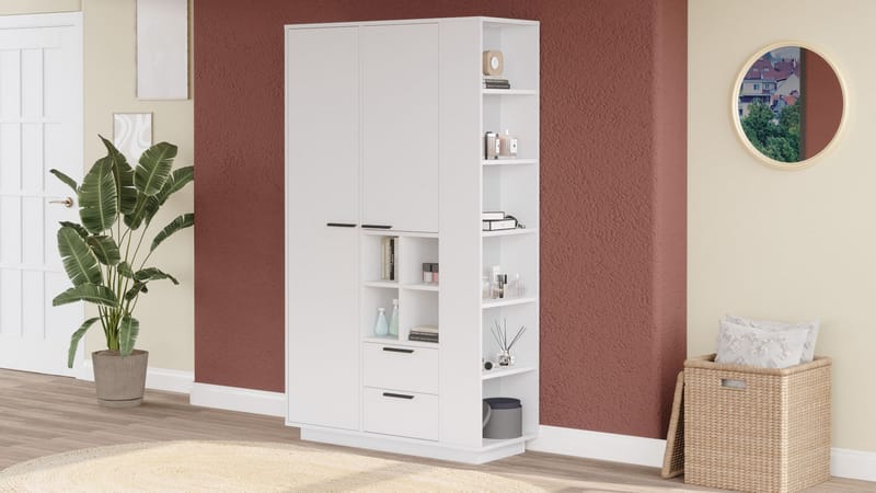 Helvo Garderob 110 cm - Förvaring - Skåp - Garderobsskåp