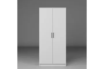 Olera Garderobsskåp 80x180 cm - Vit - Förvaring - Skåp - Garderobsskåp