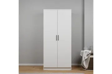 Olera Garderobsskåp 80x180 cm - Vit - Förvaring - Skåp - Garderobsskåp