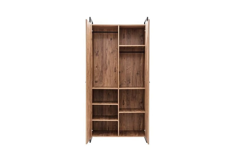 SANNIKI Garderob 104x52 cm Natur - Förvaring - Skåp - Garderobsskåp