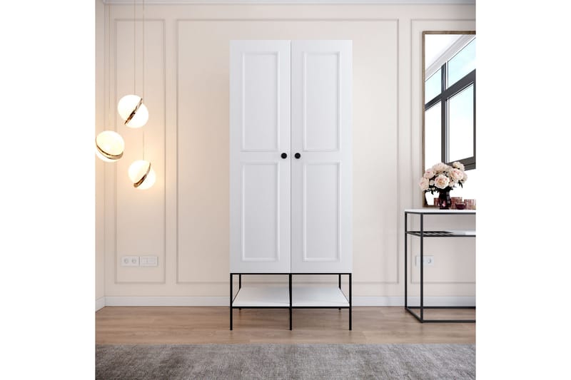 WARTH Garderob 50x84 Vit - Förvaring - Skåp - Garderobsskåp