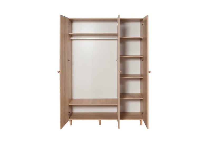 Gladfield Garderobsskåp 135x192 cm - Förvaring - Sko- & klädförvaring - Garderober & garderobssystem