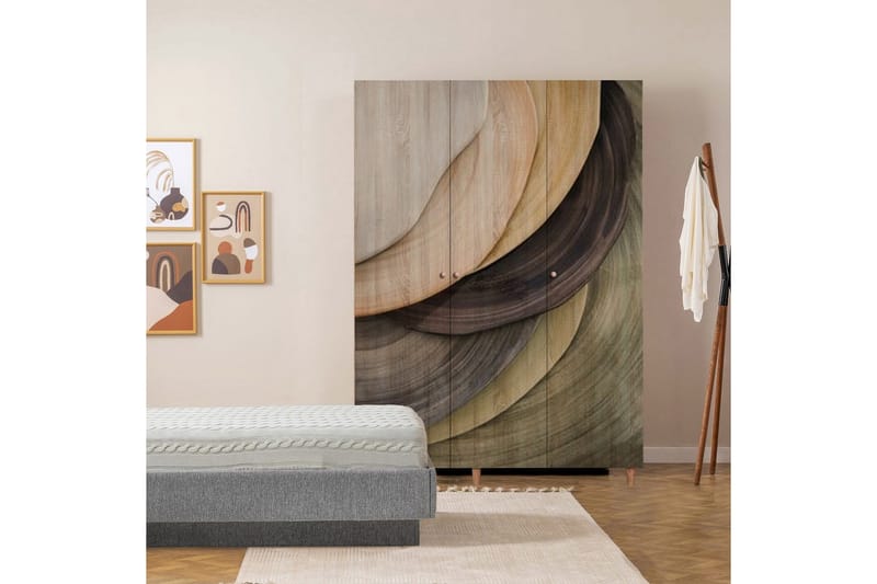 Gladfield Garderobsskåp 135x192 cm - Förvaring - Skåp - Garderobsskåp