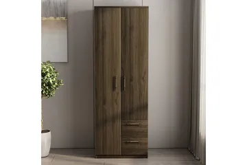 Hearst Garderobsskåp 60x171,8 cm - Valnöt - Förvaring - Skåp - Garderobsskåp